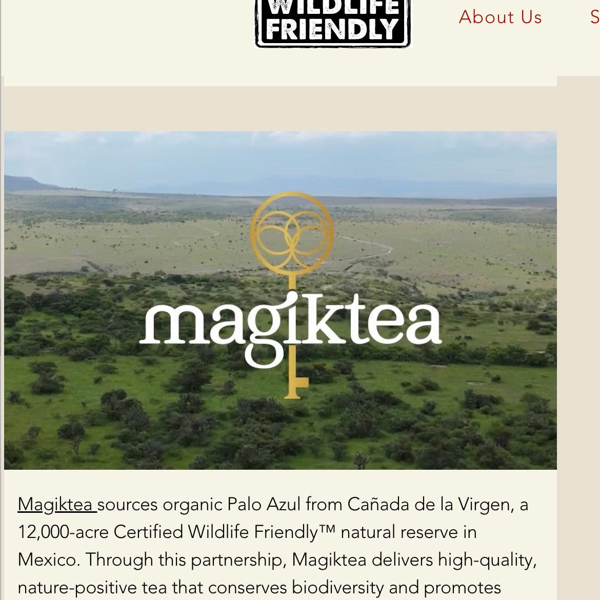 First & Only Palo Azul Brand to Become Wildlife Friendly Certified