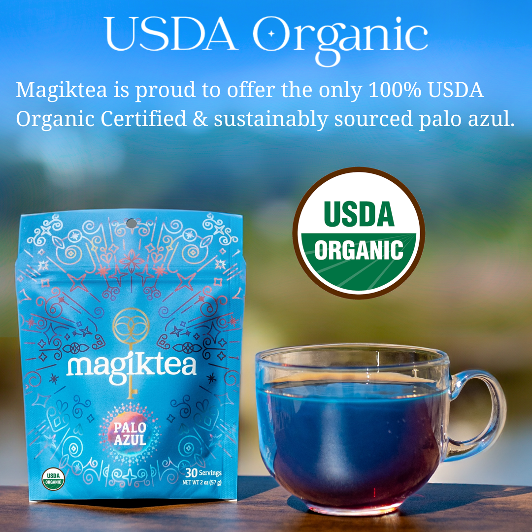 Palo Azul, 15 Plant-Based Tea Bags, USDA Organic